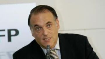 Javier Tebas, presidente provisional de la Liga de F&acute;tubol Profesional.