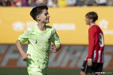 David Moreno, futbolista del Barcelona Sub-13.