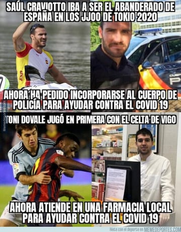 Los memes deportivos no paran por el coronavirus