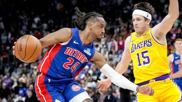 Daniss Jenkins y Austin Reaves -