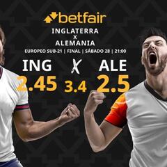 Inglaterra vs. Alemania: horario, dónde ver y pronósticos del Europeo Sub-21