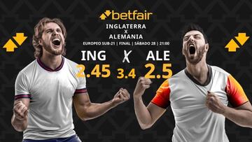 Inglaterra vs. Alemania: horario, dónde ver y pronósticos del Europeo Sub-21