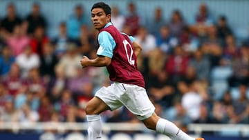 Pablo Barrera en su etapa con el West Ham United.