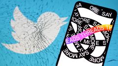 Meta Threads app logo is placed on broken Twitter app logo in this illustration taken, July 7, 2023. REUTERS/Dado Ruvic/Illustration