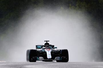 La pole de Hamilton en Hungaroring en imágenes