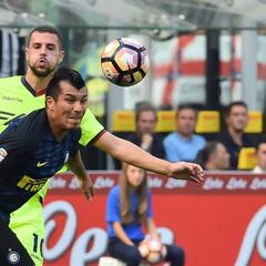 El Inter pincha y el 'Cholito' marca en su estreno como titular