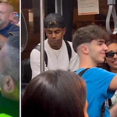 Las dos imágenes de Lamine que han generado debate en redes: solo tiene 17 años