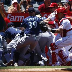 Mass brawl lands 12 suspensions by MLB