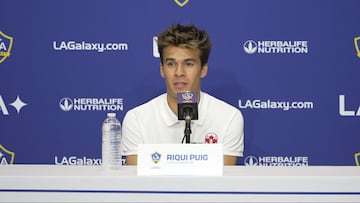 Las primeras palabras de Riqui Puig  como jugador de LA Galaxy