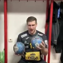 Aguinagalde es enorme: vean su imitación del vídeo más viral del momento en España