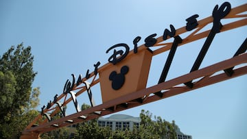 FILE PHOTO: The entrance to Walt Disney studios is seen in Burbank, California.