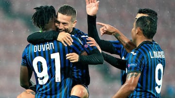 Con goles de Duván y Muriel, Atalanta goleó 0-4 a Midtjylland por Champions League.
