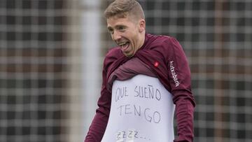 Detalle de la camiseta de Muniain