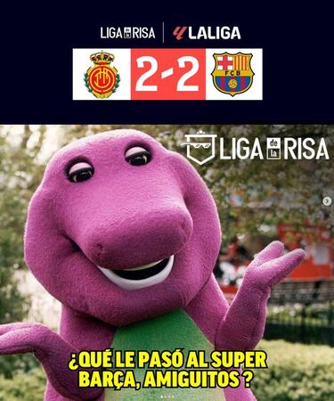 Barcelona y Real Madrid, protagonistas de los mejores memes de la jornada