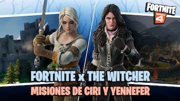 fortnite the witcher ciri yennefer misiones