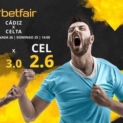 Cádiz CF vs. RC Celta de Vigo: horario, TV, estadísticas, clasificación y pronósticos