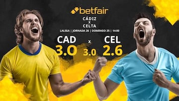 Cádiz CF vs. RC Celta de Vigo: horario, TV, estadísticas, clasificación y pronósticos