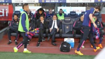 Neymar y Luis Enrique.