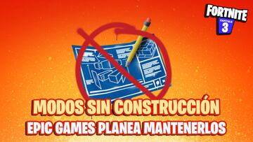 Fortnite: Epic planea mantener los modos sin construcción
