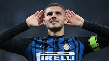 Icardi, durante su anterior etapa en el Inter. 