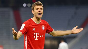 Muller, en un partido del Bayern.