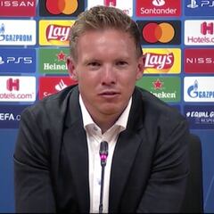 Nagelsmann: "En el descanso hubo una pequeña riña, Simeone quiere ganar hasta en el túnel"