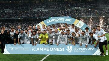 El Real Madrid campeón de la supercopa.