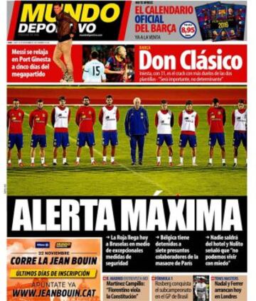 Portadas de la prensa mundial