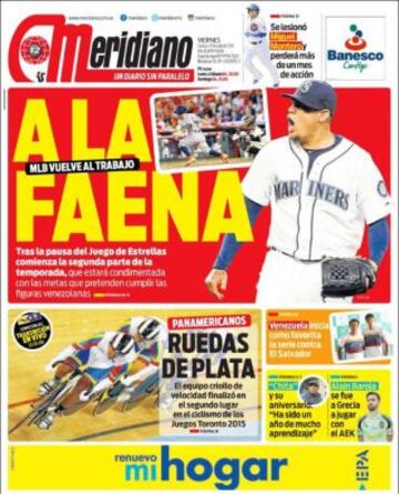 Portadas de la prensa deportiva