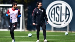 Pizzi perfila el partido contra Boca en el Nuevo Gasómetro