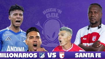Rock N' Gol de Radioacktiva. Clásico entre Millonarios y Santa Fe