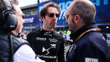 Jean-Éric Verge, piloto de DS Penske en Fórmula E, durante el E-Prix de México.
