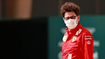 Mattia Binotto, jefe de Ferrari. Bahréin, F1 2021.