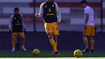    Guido Pizarro of Tigres during the 10th round match between Toluca and Tigres UANL as part of the Torneo Clausura 2024 Liga BBVA MX at Nemesio Diez Stadium on March 02, 2024 in Toluca, Estado de Mexico, Mexico.