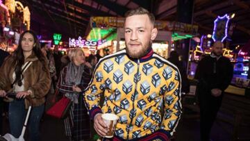 Conor McGregor en el parque de atracciones de Dublín 'Winter Funderland'