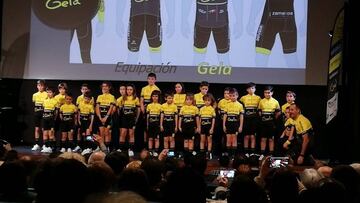 Igor Antón presentó su escuela de ciclismo en Galdácano