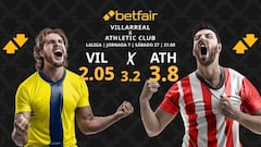 Villarreal CF vs. Athletic Club: horario, dónde ver, pronósticos y clasificación