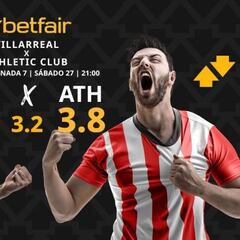 Villarreal CF vs. Athletic Club: horario, dónde ver, pronósticos y clasificación