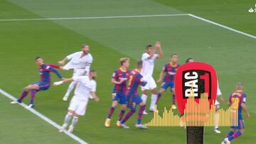 Es de los audios más esperados: la más que curiosa reacción de Rac1 al penalti a Ramos