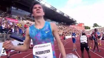 Ingebrigtsen, de 16 a?os, sigue fascinando: otro sub-4 en milla