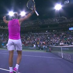 Nadal, una máquina: iguala su mayor paliza en Indian Wells