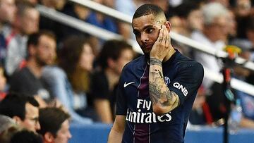 Layvin Kurzawa en un partido con el PSG la pasada temporada.