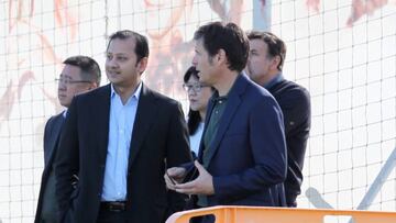 Alemany asiste a su primer entrenamiento con Layhoon