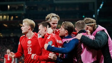 Dinamarca 4 - Macedonia del Norte 0: resumen, goles y resultado