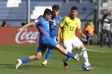 Imágenes del partido entre Colombia y Eslovaquia por los octavos de final del Mundial Sub 20 en el estadio San Juan del Bicentenario.