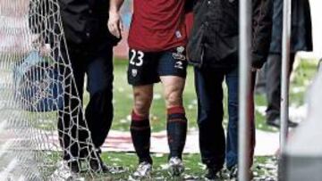 <b>LA NOVENA. </b>Delporte se retira del Reyno de Navarra el pasado 23 de marzo tras sufrir su novena lesión.