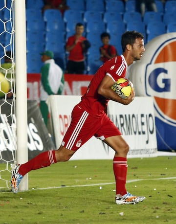 Jorge Brazalez, ganador de Masterchef 5, como jugador del América de Cali.