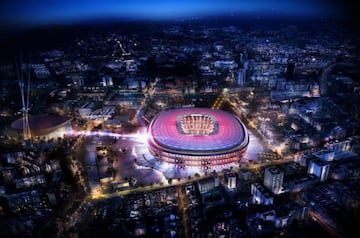 El FC Barcelona inició una gran reforma que no solo afecta al estadio sino a los aledaños que conforman el Palau Blaugrana y el Mini Estadi que también serán reformados.