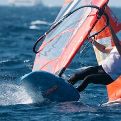 Nacho Baltasar es el primer líder de los Lanzarote iQFOiL Games