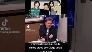 El día que Cristián Castro se fue de fiesta con Maradona y Oasis